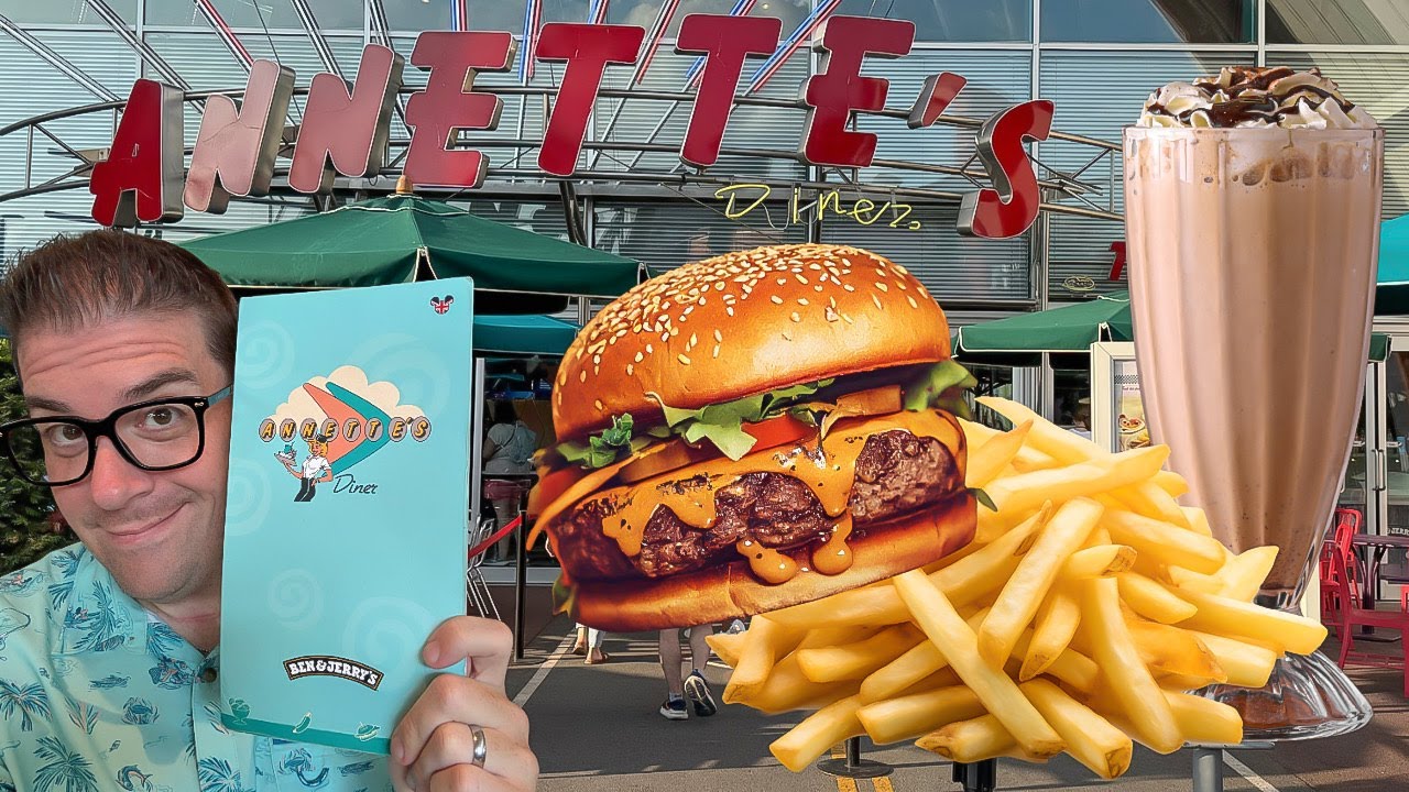 Disneyland Paris Food Review 🍔: Annette's Diner im Test! ✨