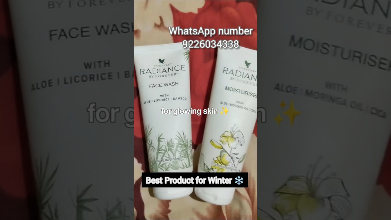 Best Skincare products by Forever face wash & moisture‼️