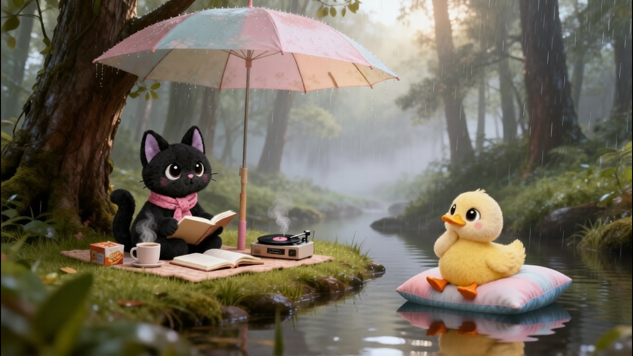 It’s Just a Bad Day, Not a Bad Life. 🌧️ Relaxing Rain Lo-fi Jazz for Study, Work & Focus