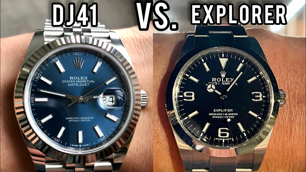 Rolex Showdown! Explorer vs. Datejust 41