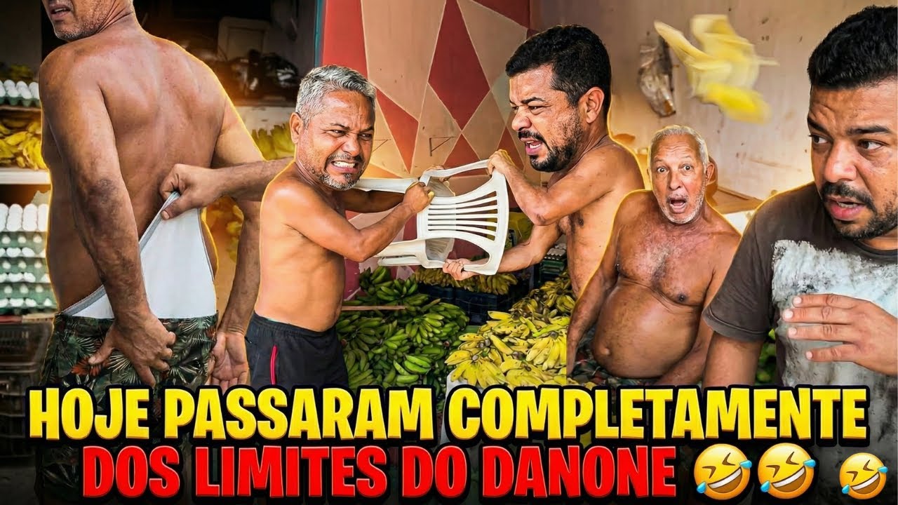 DESSA VEZ DEU RUIM!😱FIZERAM UM CUECÃO NO DANONE E ELE DEU PORRADA EM TODO MUNDO🤣