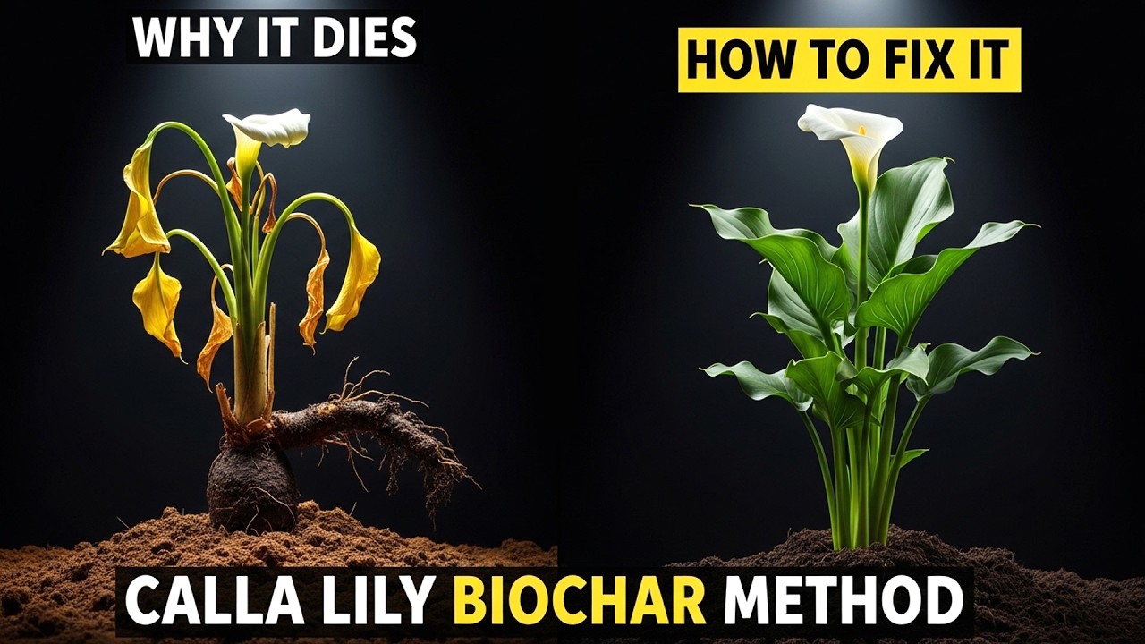 Why Your Calla Lily Dies (The 15% Biochar Engineering Fix)