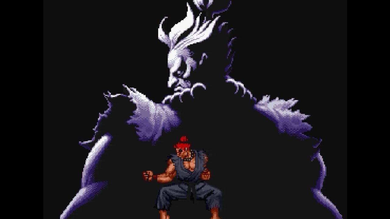Akuma vs M.BISON and ENDING - SUPER STREET FIGHTER II Turbo