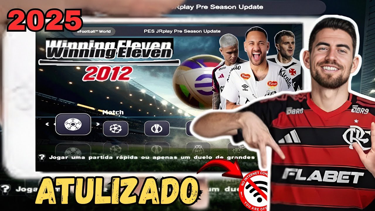 TOP! WINNING ELEVEN 2012 MOD 2025 ATUALIZADO COM BRASILEIRÃO COPA DO BRASIL LIBERTADORES E MUITO+
