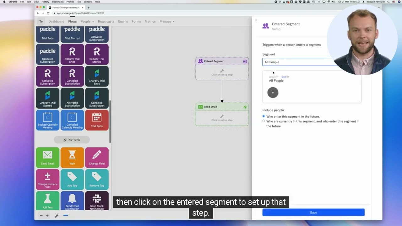 Encharge Flow Builder Tutorial