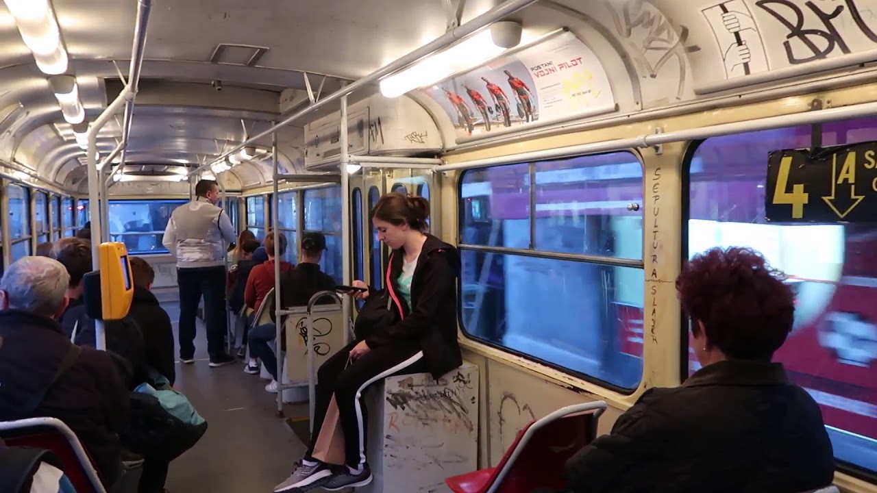 Zagreb, Croatia Trams Nos  6, 4 and 1 Rides 3 & 4 April 2019
