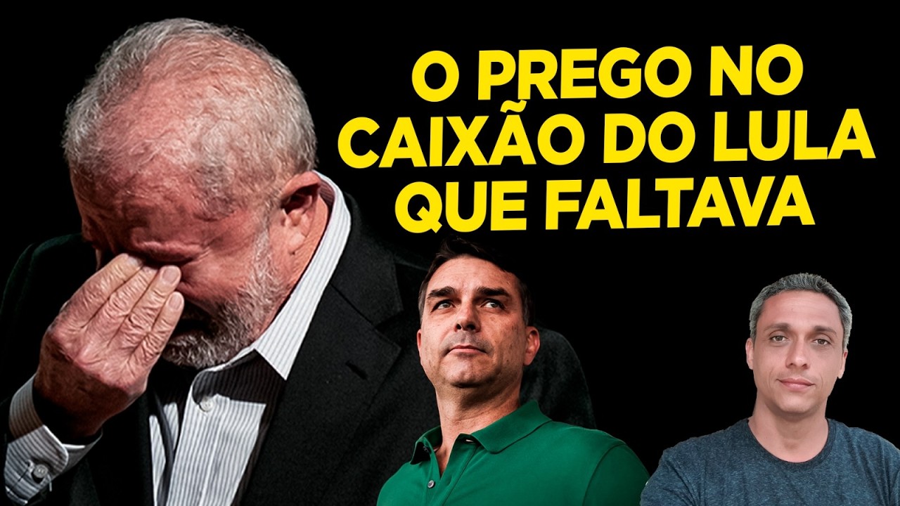 &Oacute;TIMA NOT&Iacute;CIA NESSE DOMINGO - Fl&aacute;vio Bolsonaro arrebentando e LULA derretendo