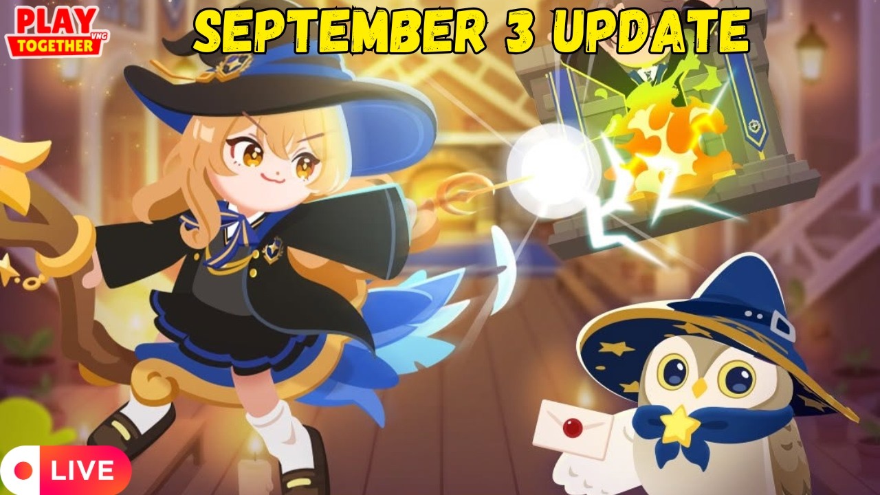 🔴 LIVE: HARRY POTTER Themed EVENT, September 3 UPDATE (Play Together Game)