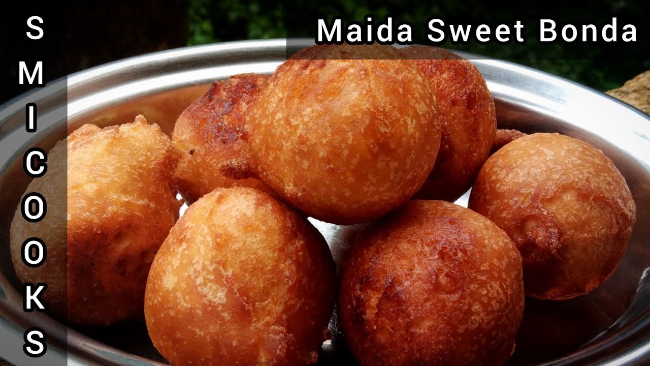 Simple Maida Sweet Bonda Recipe/Easy Snacks Recipe/Instant Maida Sweet Recipe/SMI COOKS