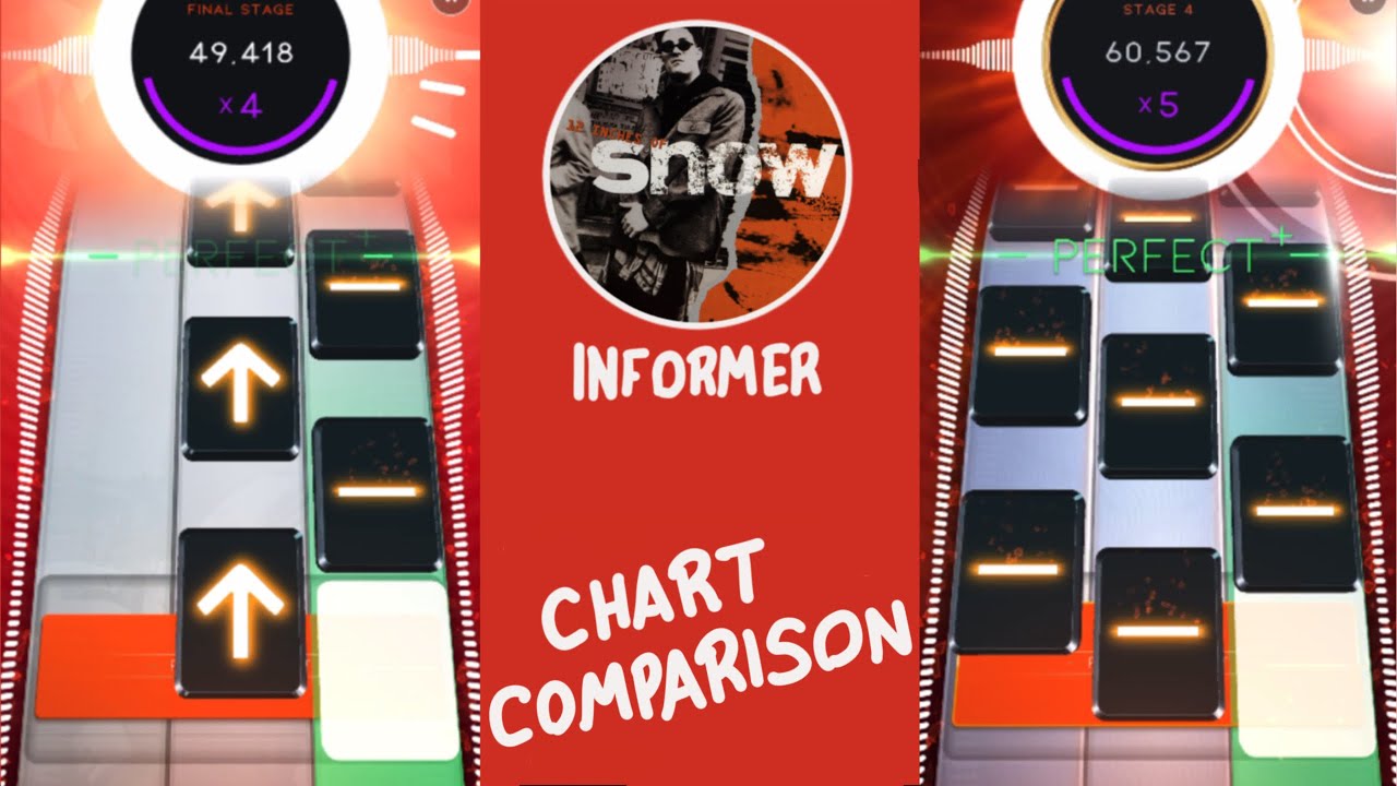 [Beatstar] Informer - Snow // Chart Comparison Standard vs Deluxe
