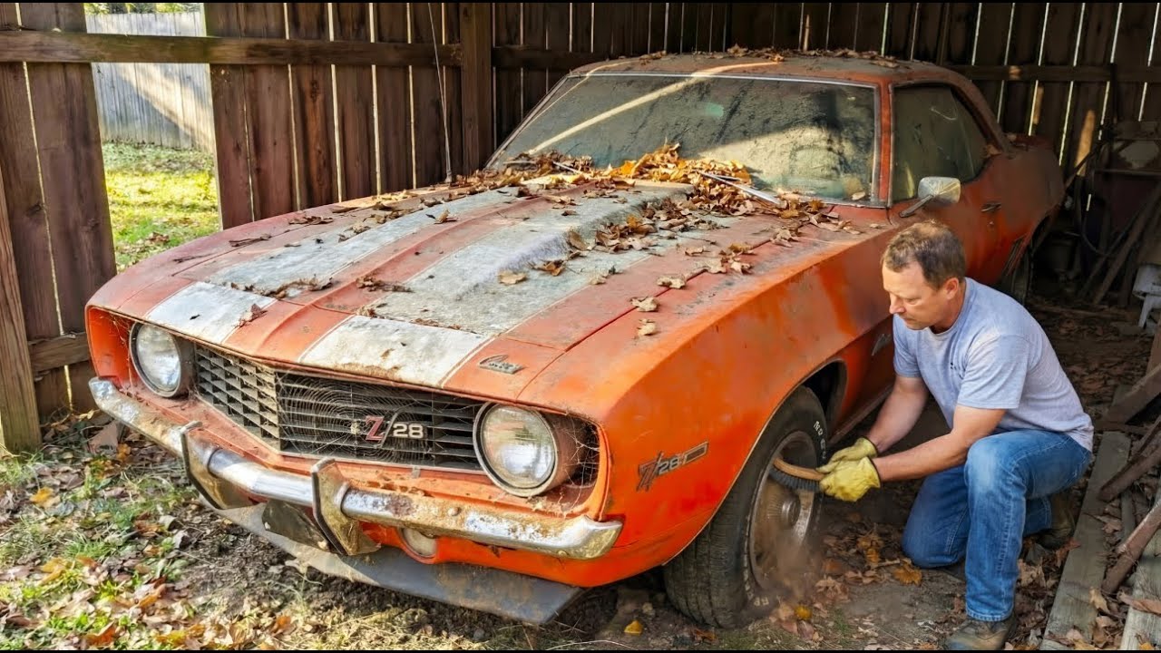 Asmr Car Restoration! Full Restoration of a Chevrolet Camaro from Total Disrepair to Looking New