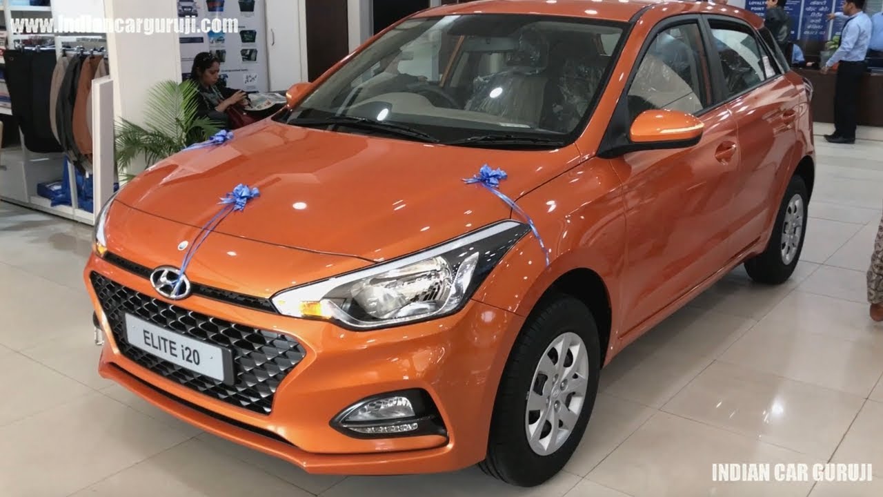 Hyundai Elite i20 Sportz Orange Colour Walkaround with Interior, Features and Price