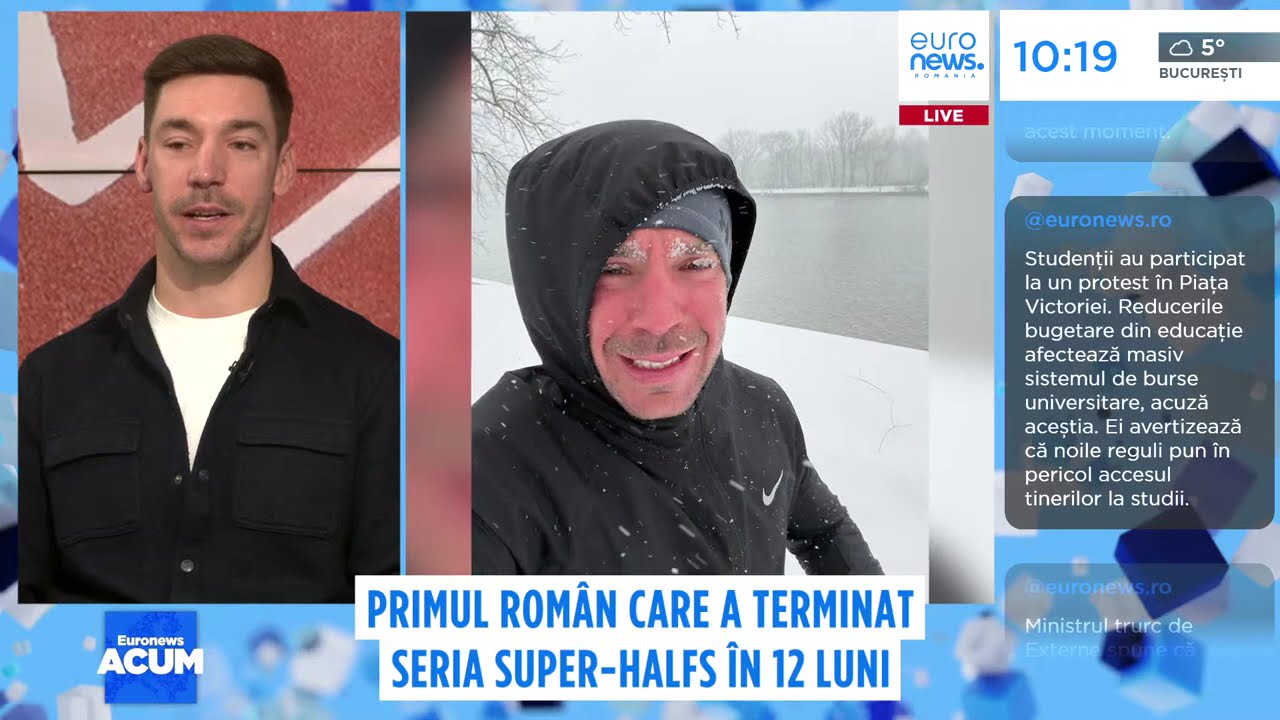 Ciprian Gheorghe, primul român care a terminat seria de semimaratoane SuperHalfs în 12 luni