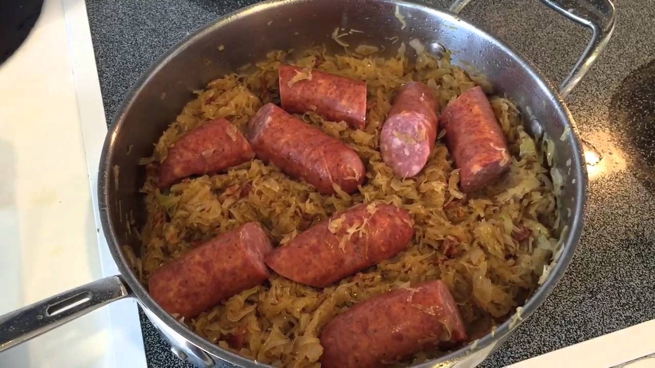 Fried Sauerkraut And Sausage Recipe