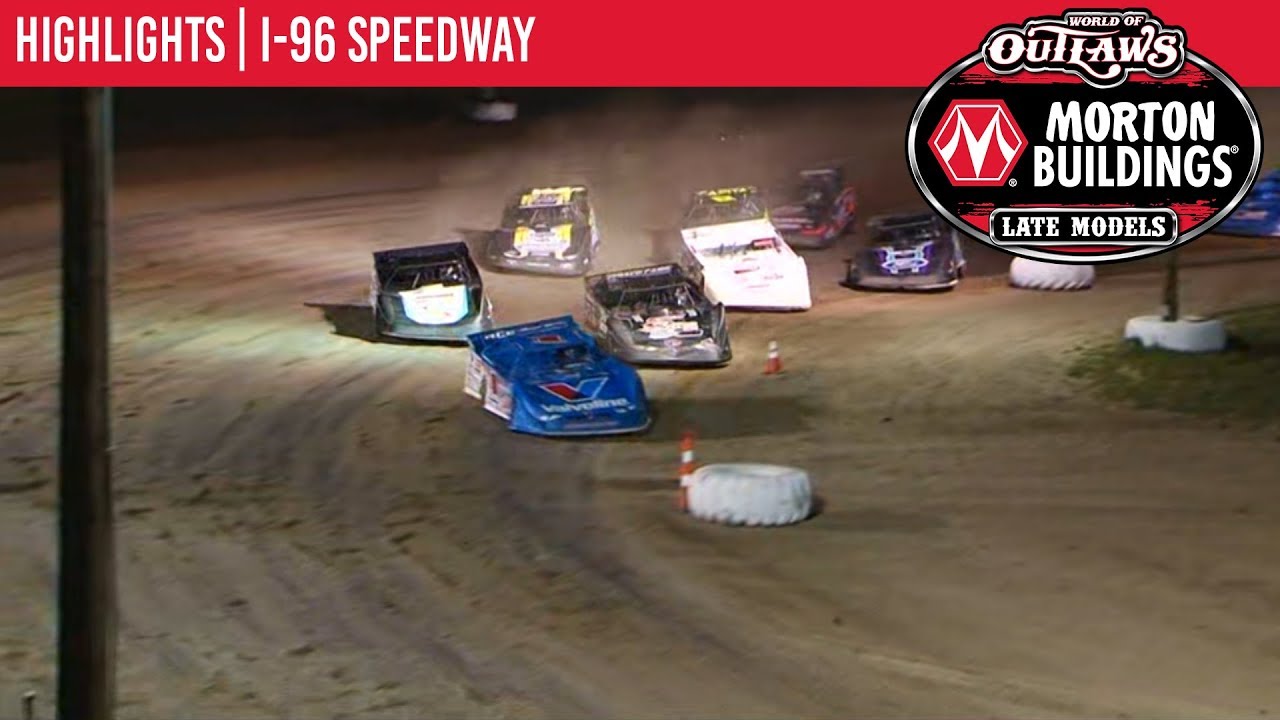 World of Outlaws Morton Buildings Late Models I-96 Speedway, August 29th, 2019 | HIGHLIGHTS