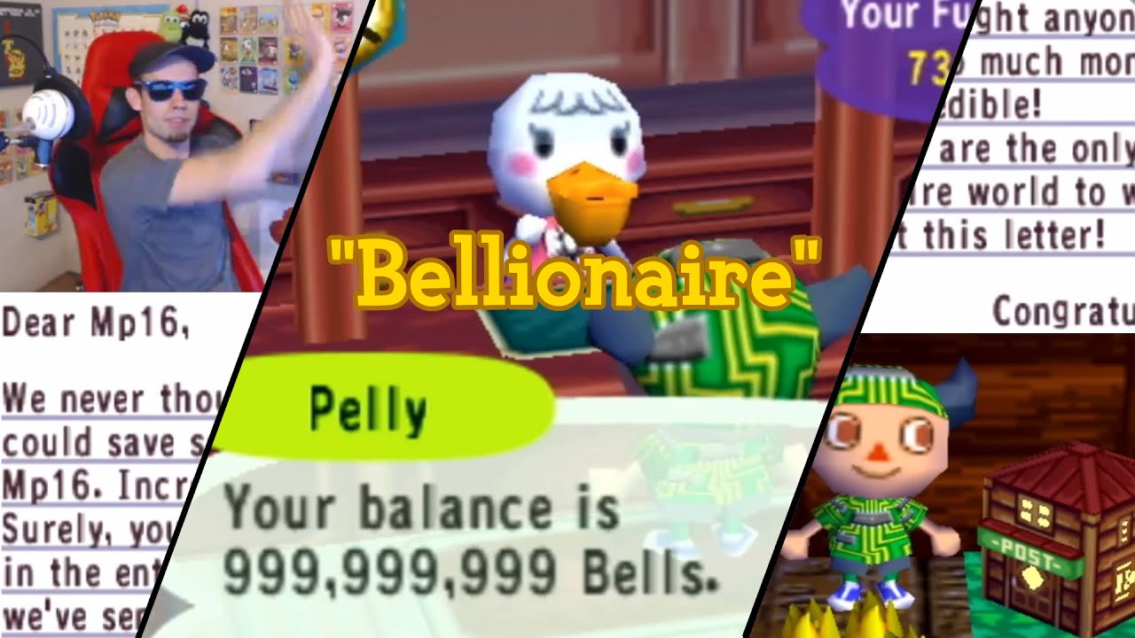 Получение миллиарда колоколов в Animal Crossing
