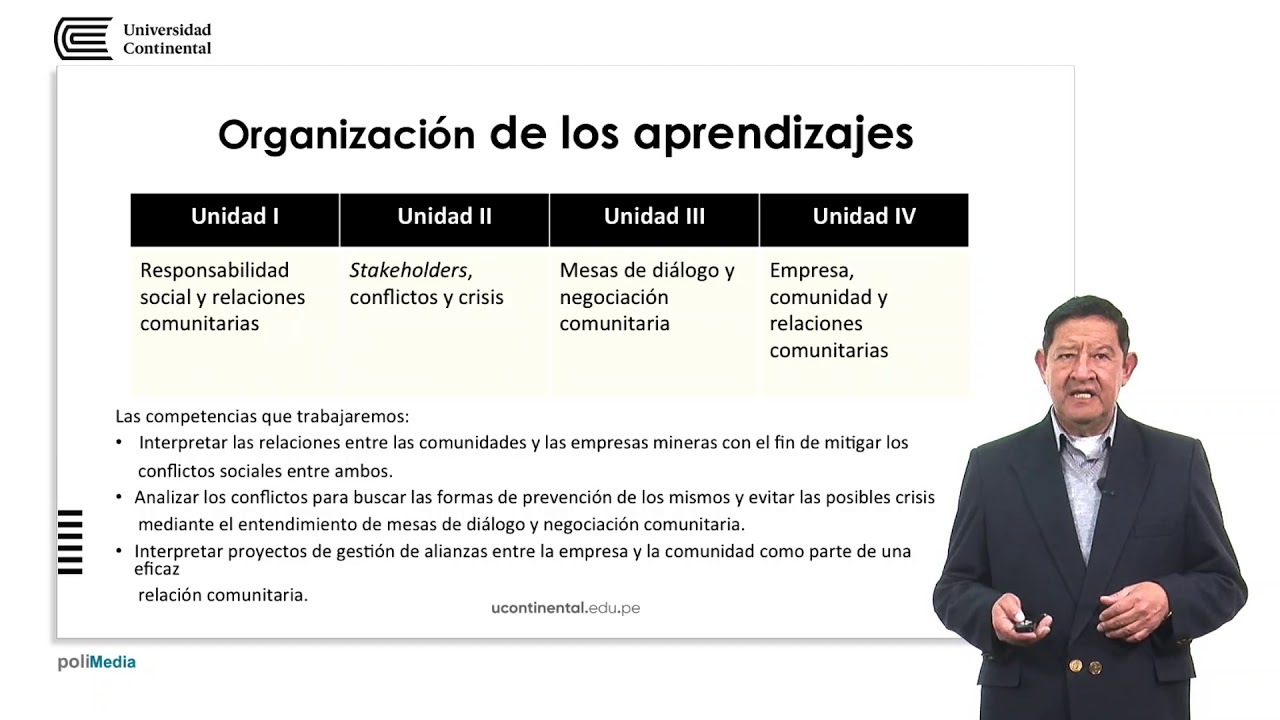 Presentaci&oacute;n de la asignatura: Relaciones Comunitarias
