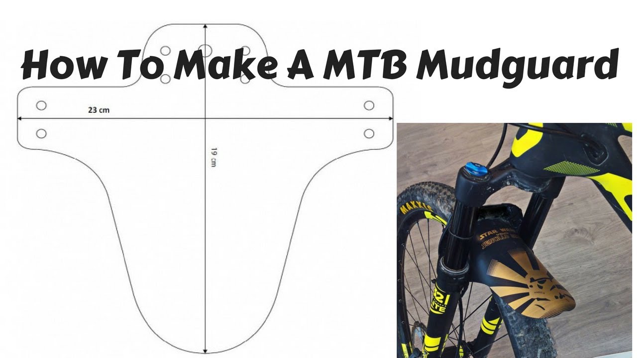 How To Make A MTB Mudguard Super Easy