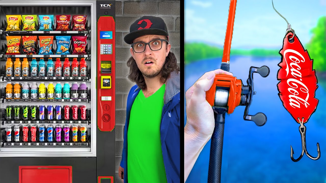 I Turned Vending Machine Items Into Fishing Lures
