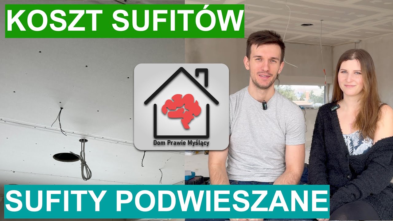 Sufity powieszane krzyżowo. Jaki koszt 200mkw sufitów z płyty GK? Instalacja okapu Globalo.