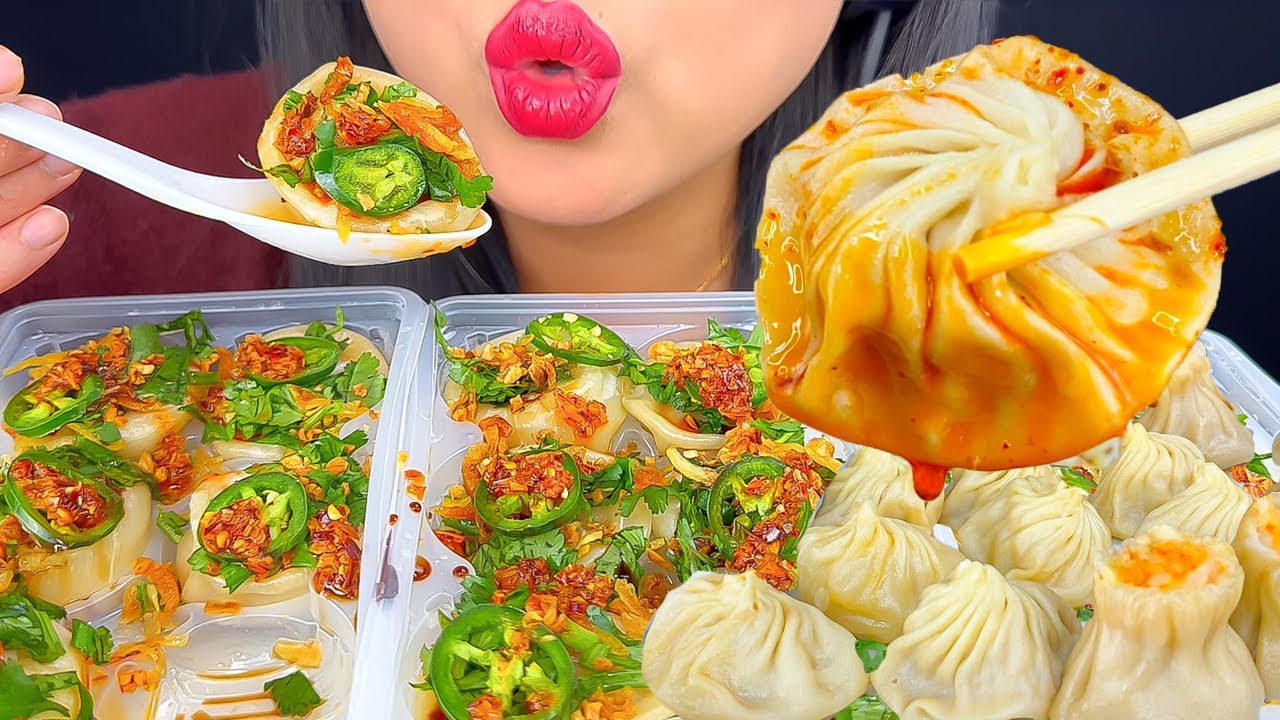 ASMR DUMPLINGS COMPILATION (EATING SOUNDS)