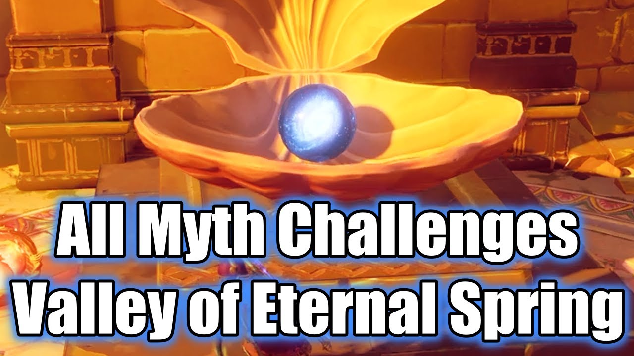 Immortals Fenyx Rising - All Myth Challenges Locations - Valley of Eternal Spring