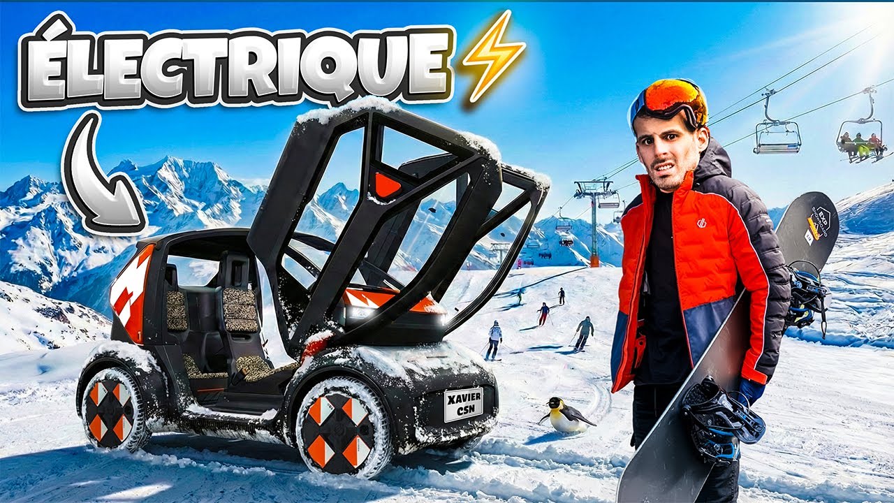 ALLER au SKI en voiture SANS PERMIS (c'était chaud 😂)