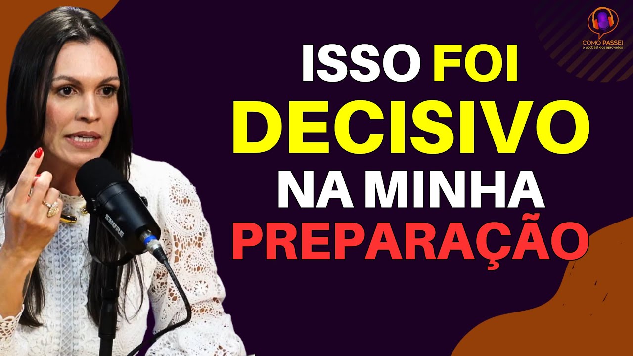 A decisão para chegar a aprovação no concurso público