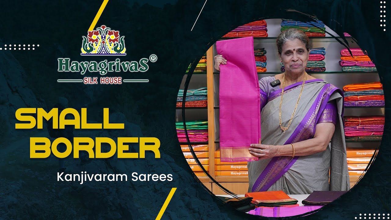 Hayagrivas Kanchipattu Sarees | Small Border Pure Silk Saree Collection #vocalforlocal #handloom
