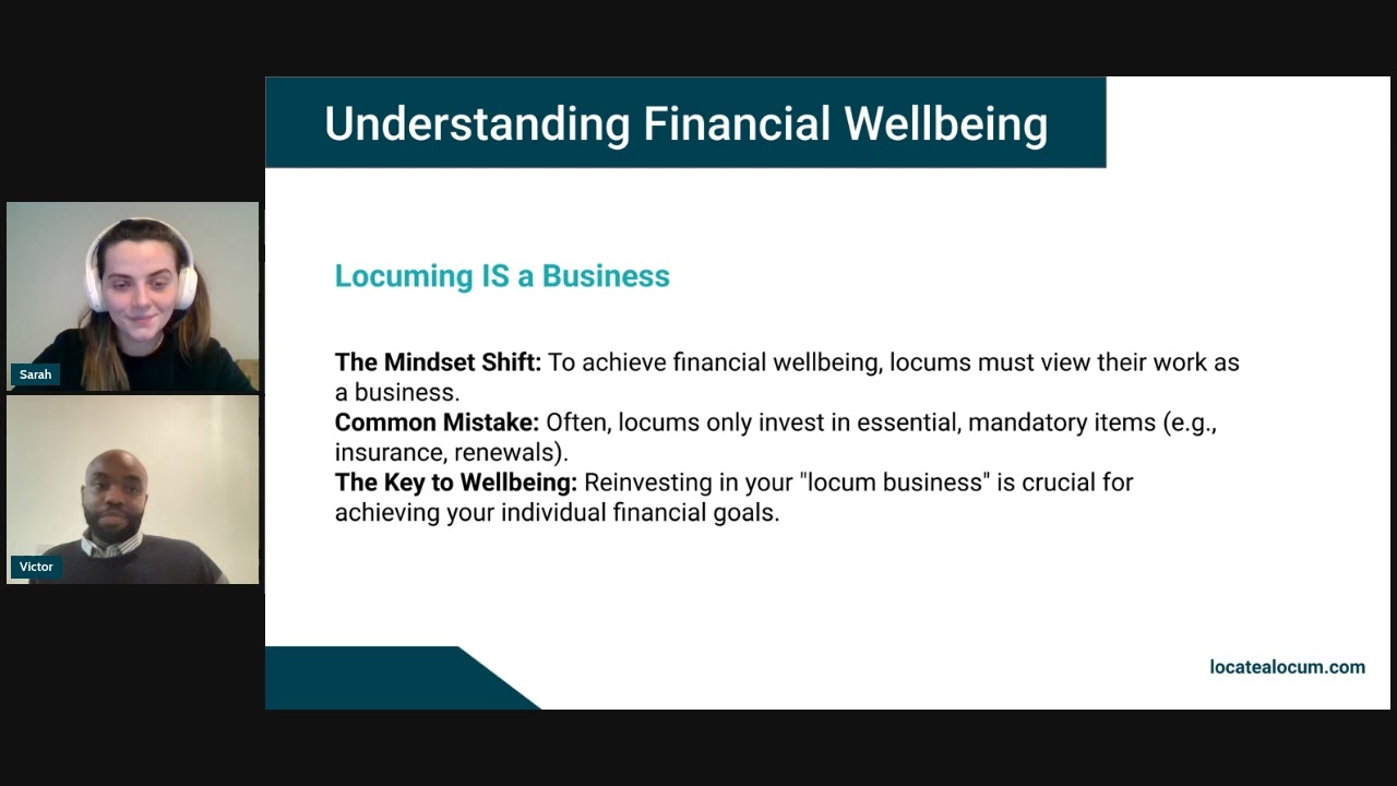 Achieving Financial Wellbeing as a Locum