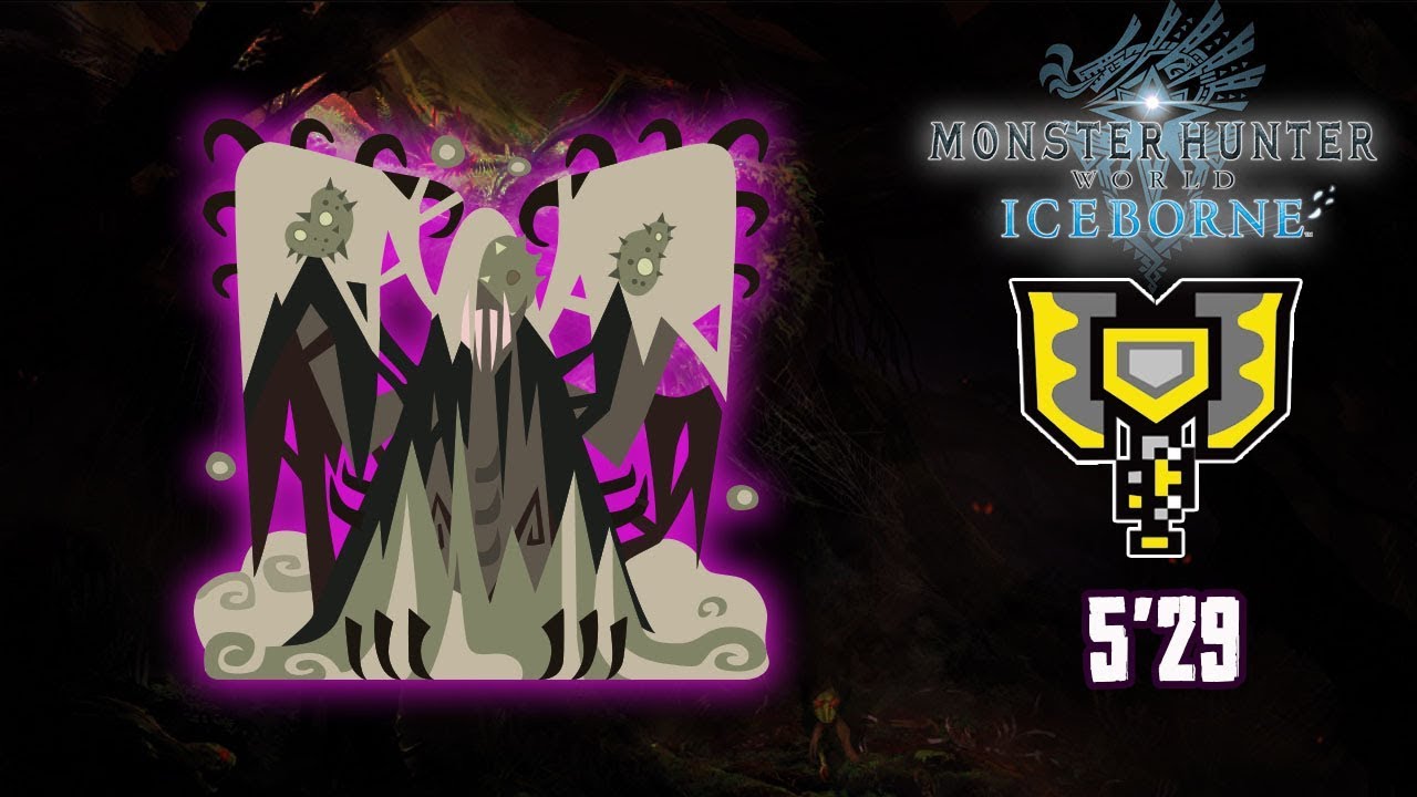 MHWorld Ice Borne : Tempered Blackveil Vaal Hazak | 5'29 | Solo with Charge Blade