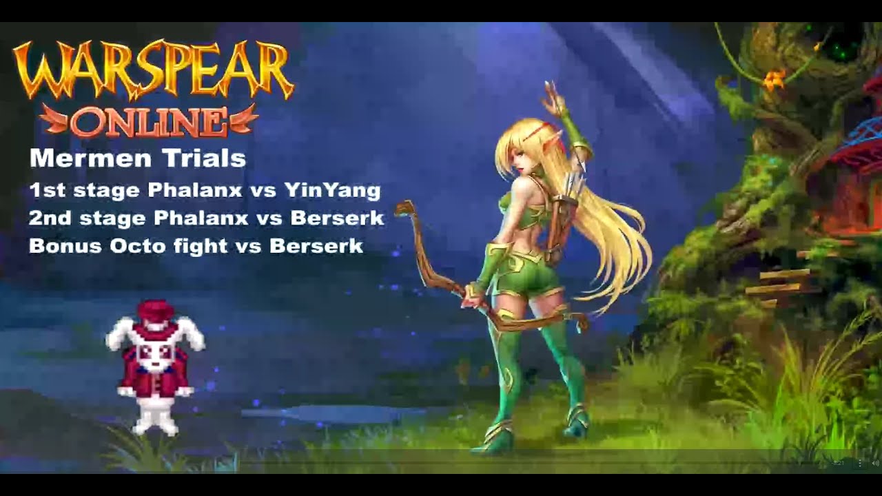 Mermen Trials vs YinYang, Berserk + Octo fight vs Berserk | Warspear | EU-Emerald