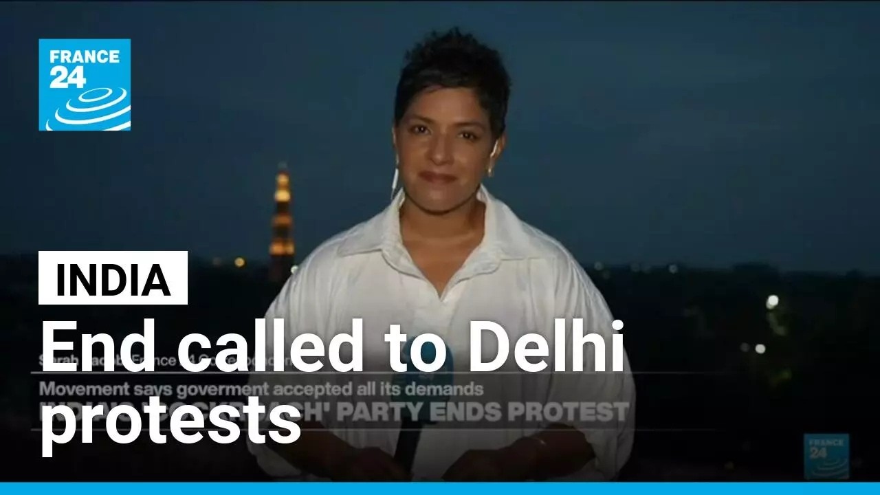 India&rsquo;s 'Cockroach' movement ends protests after education minister resigns &bull; FRANCE 24 English
