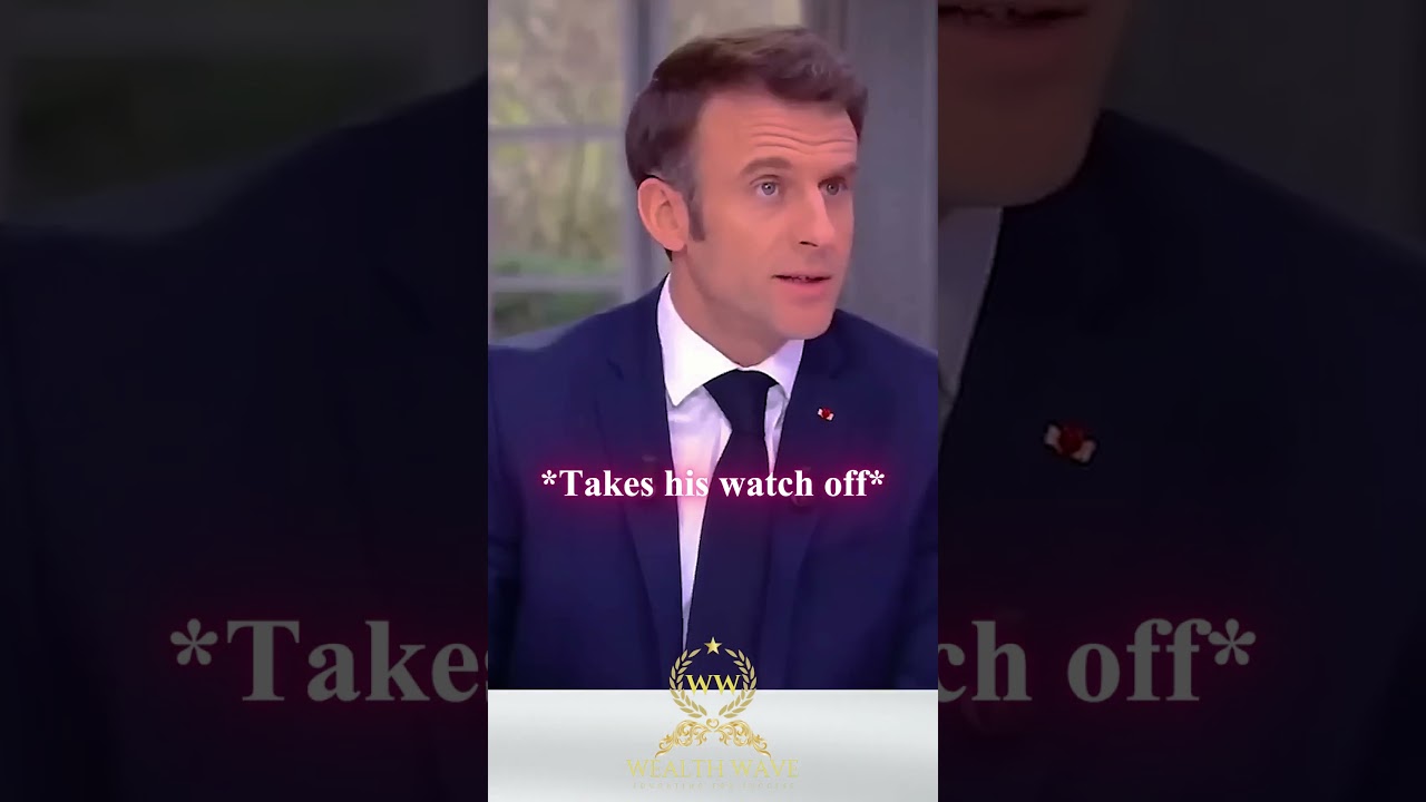 Joe Rogan SHOCKED by Emmanuel Macron removing his watch under the table 😱