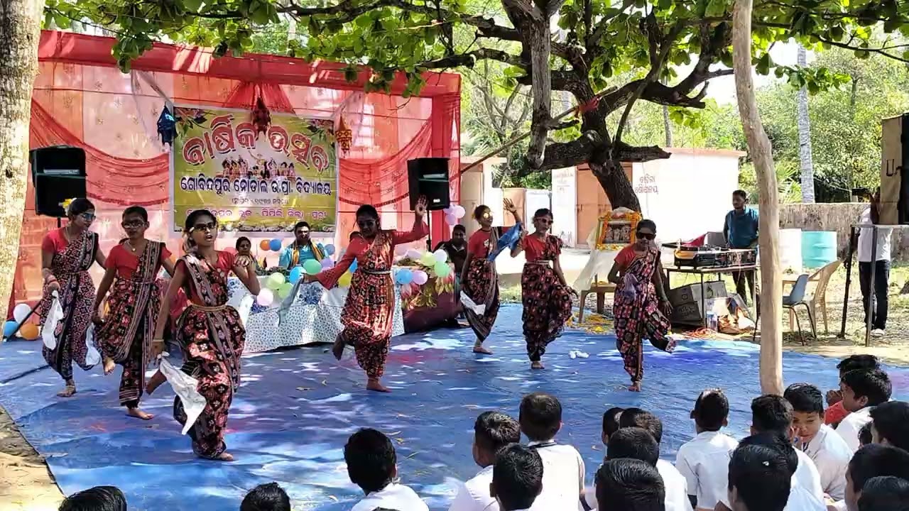 Sambalpuri remix,6th students,Govindpur NUPS, annual function,2024-25