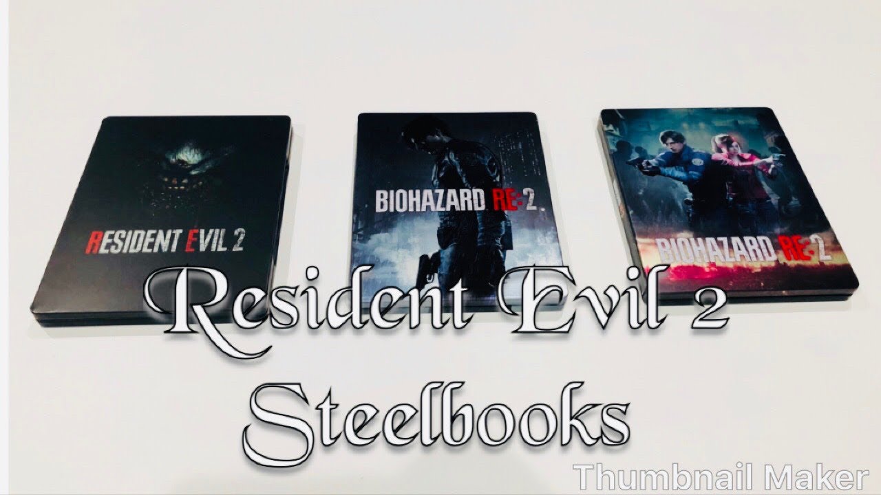 Resident Evil 2 ALL Steelbooks