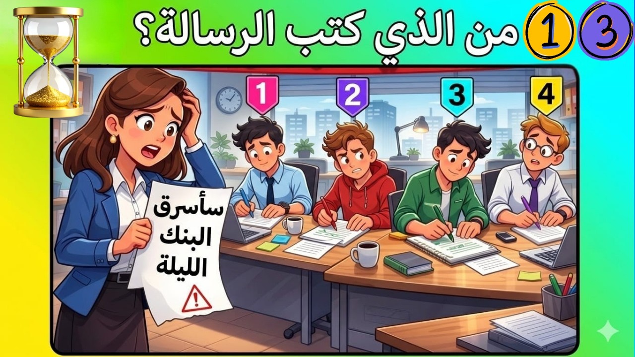 انتظر✋99% فشلوا في الحل 🤯 اختبر ذكائك الان 😏 اللغز الاخير نااار 🔥