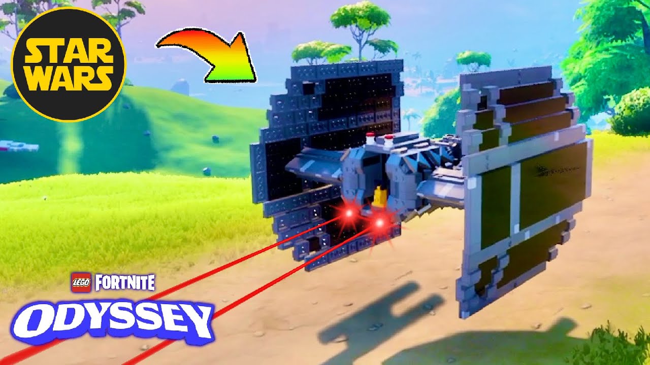 再現度高すぎ！？Star Wars「TIEアドバンストx1」の作り方⭐【レゴフォートナイト/LEGOFortnite】