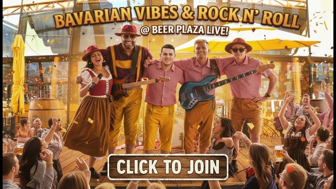 🍻 BAVARIAN VIBES & ROCK N' ROLL @ BEER PLAZA LIVE! 🥨🎸