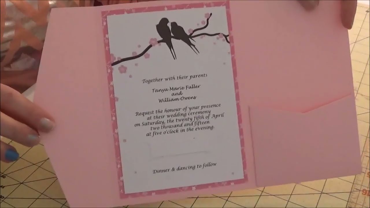 DIY Affordable Wedding Invitations