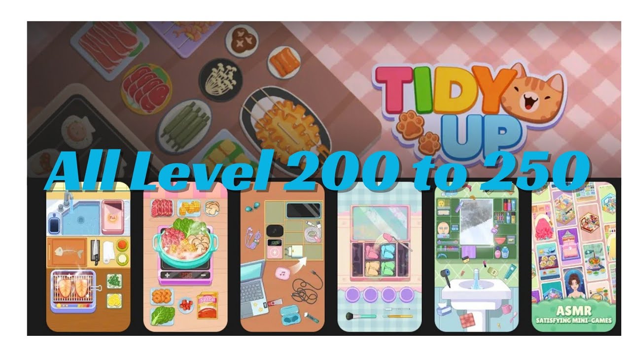 Tidy Master Tidy up Satisfeel ASMR All Levels 200 to 250