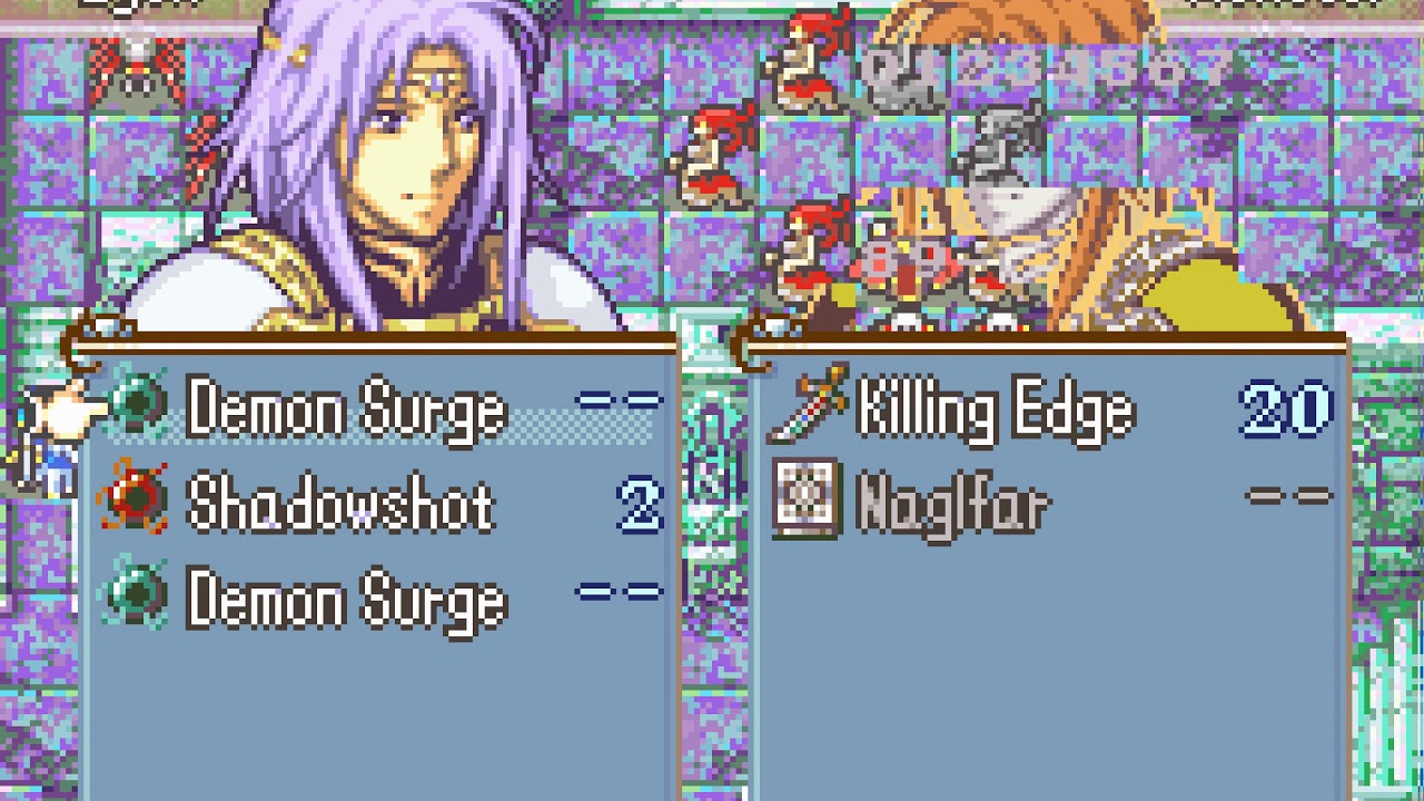 Fire Emblem Sacred Stones final chapter enemy control glitch