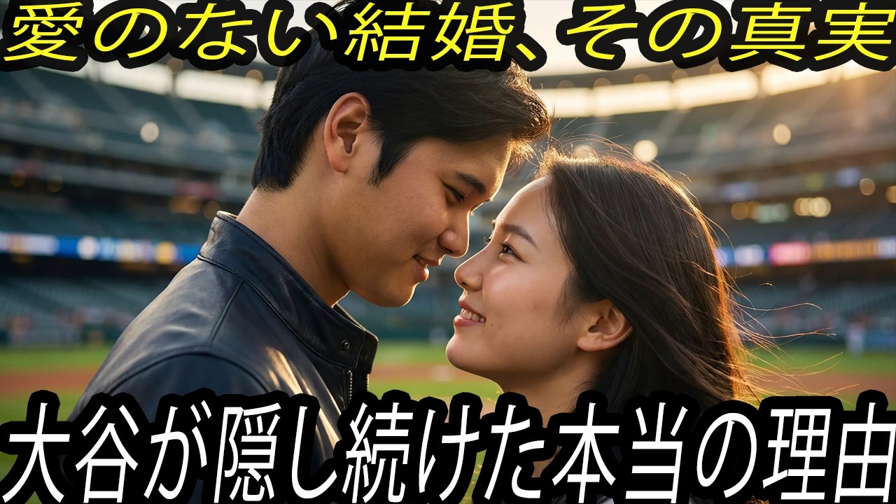 大谷翔平の結婚の真実｜愛か契約か？誰も知らなかった花嫁の秘密と隠された理由 #shoheiohtani #mlbb #mamiko #ohtani