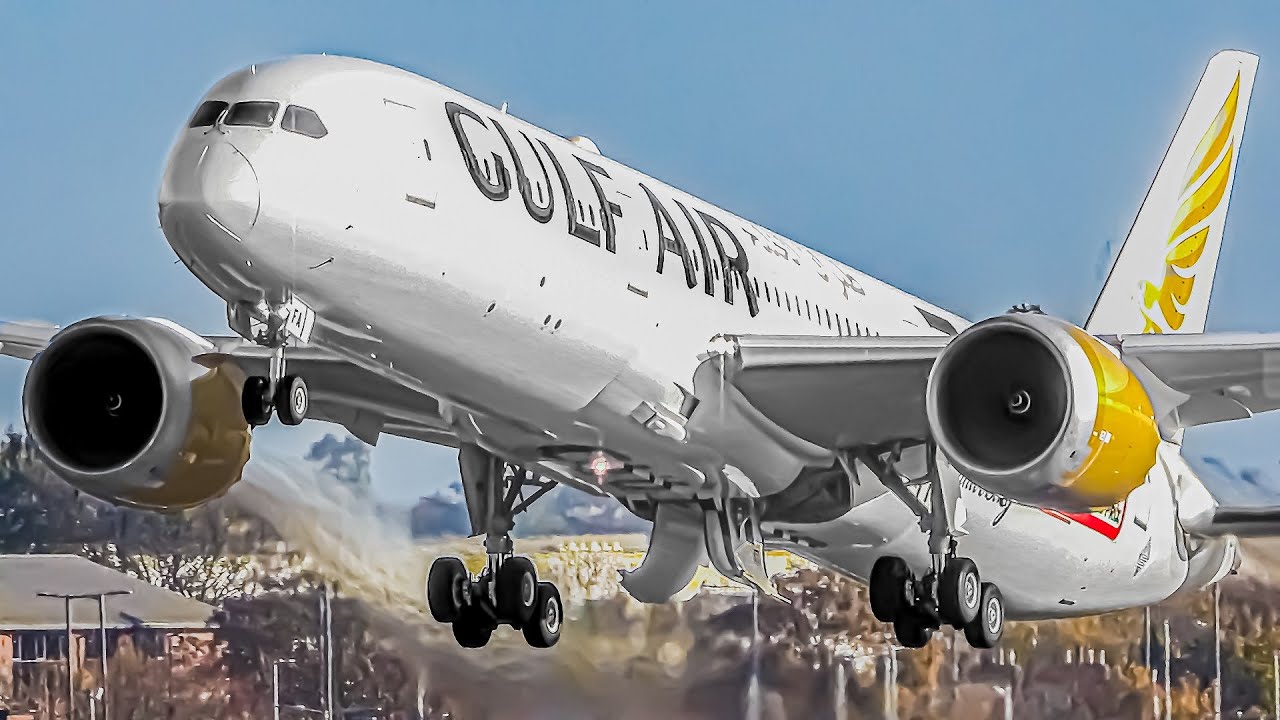 40 HEAVY Aircraft TAKEOFFS and LANDINGS at LHR | London Heathrow Plane Spotting [LHR/EGLL]