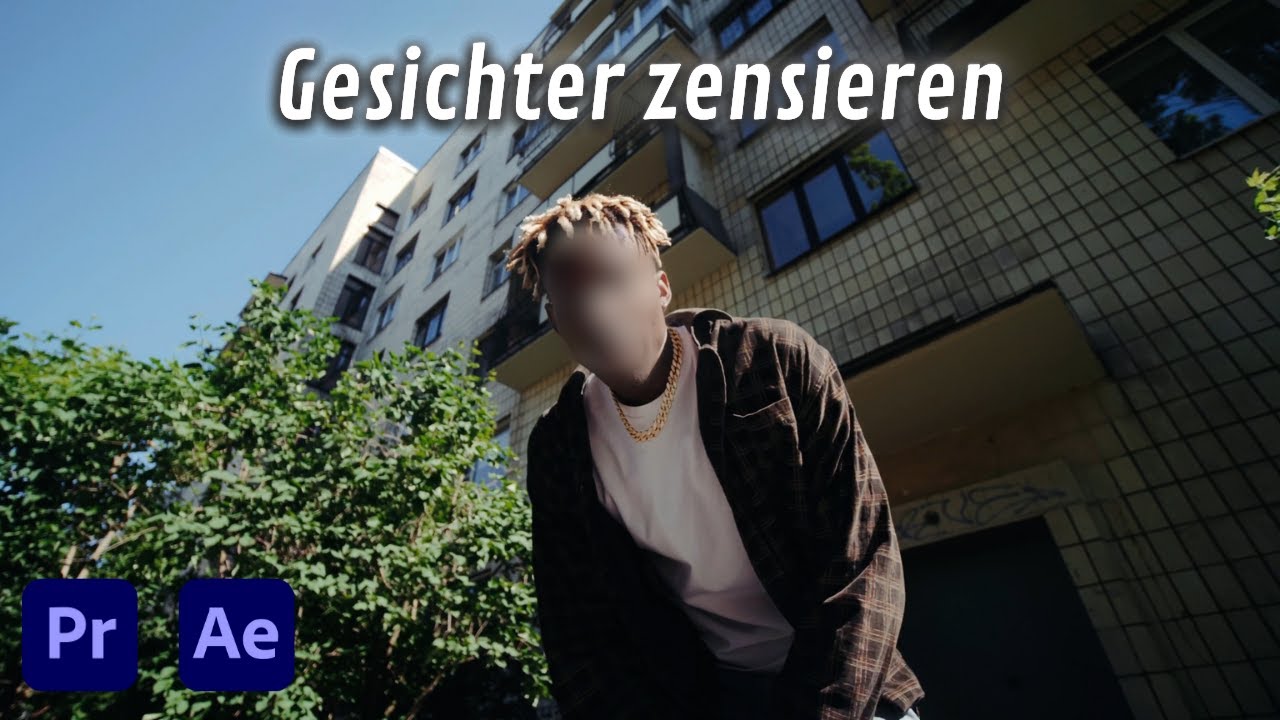 Gesichter zensieren in Premiere Pro / After Effects