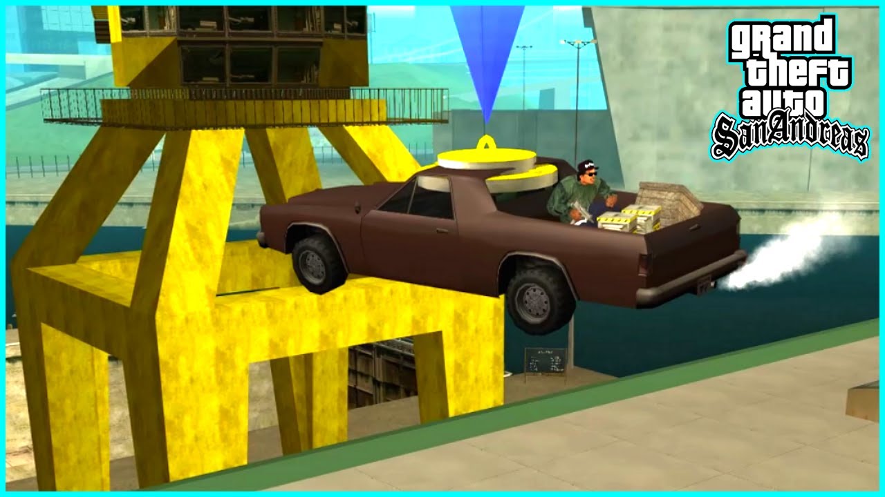GTA San Andreas - Trollení Misí pomocí Jeřábu