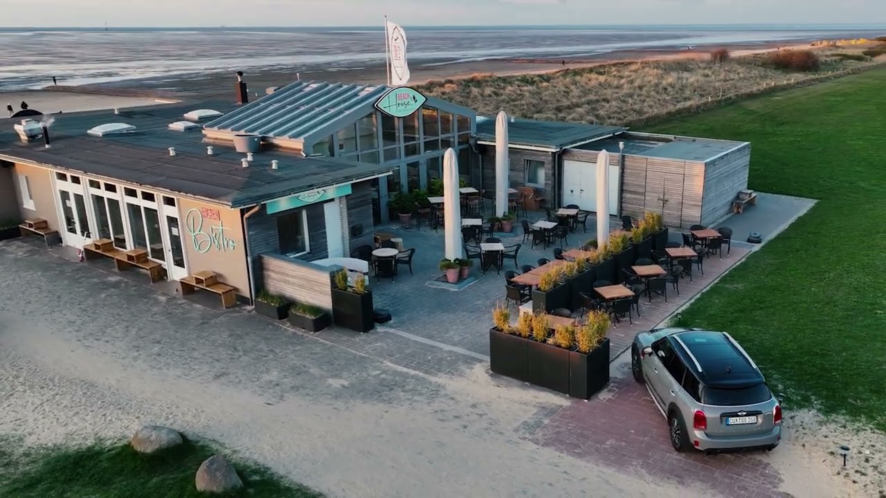 Beach House Restaurant Cuxhaven D&ouml;se Drohne