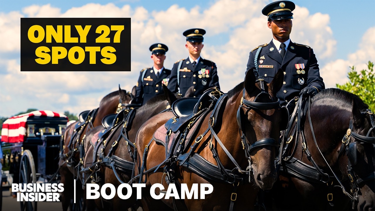 What Army Horse Soldiers Go Through In Arlington Funeral Training | Boot Camp | Business Insider