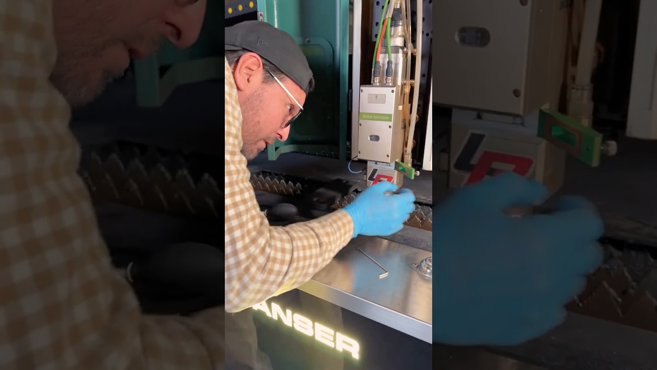 😱C&oacute;mo funciona un CNC L&aacute;ser para METAL ⭕ #lasercutting #CnC #CorteL&aacute;ser #Fiberlasercuttingmachine