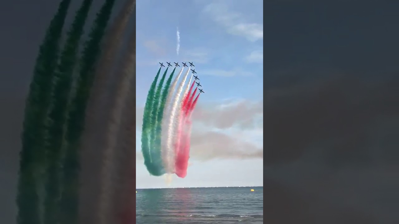 The Italian Airforce gives a Big Emotional lift to their Nation